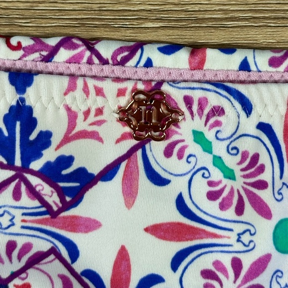 nanette lepore Turkish tile bandeau bikini set Size 8 NWT - Picture 9 of 10